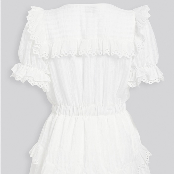 SHOPBOP MOON RIVER MINI WHITE EYELIT DRESS - Picture 2 of 4